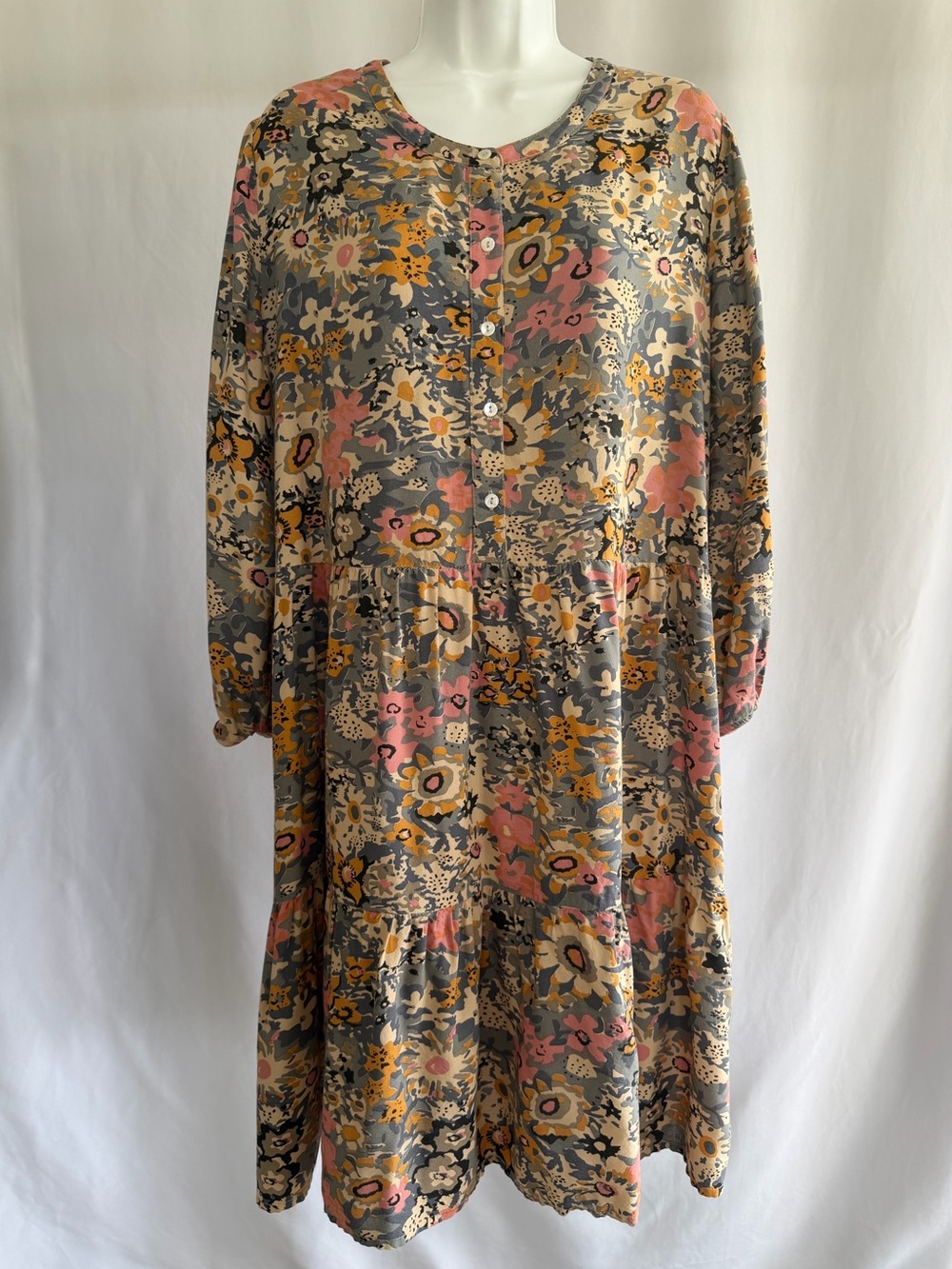 Natural Life Babydoll Floral Dress Size XL